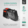 2x Batteria BL1114, BL1314, BL1514 per attrezzo Black & Decker EGBL14KB, EGBL14K,ASD14kB, ASL148KB, EGBHP146BK, EGBHP146K Affidabile batteria di ricambio da 2.5Ah ioni di litio senza effetto memoria per utensili Black & Decker