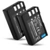 2x Batterie pour Nikon D3000 D5000 D60 D40 D40x, EN-EL9 EN-EL9A EN-EL9E 1000mAh de CELLONIC