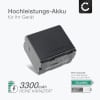 2x CGA-D54 CGR-D120 -D220 Ersatz Akku für Panasonic AG-AC90 AG-DVX100 NV-DA1 NV-MX500 NV-DS60 -DS27 NV-GS1 GS11 PV-DV100 PV-DC152 - Kamera Ersatzakku - Kameraakku 3300mAh, Batterie