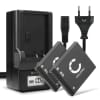 2x Batteri 700mAh+ Lader