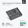 EN-EL19 NP-BJ1 Batteri för Nikon CoolPix W150 W100, A100 A300, S33 S2600 S2700 S2800 S3100 S3300 S3500 S3700, S7000, RX0 II, 700mAh Kamera-ersättningsbatteri med lång batteritid