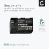 Batería para Canon EOS 90D, 5D Mark IV, 80D, 5D Mark II, 7D, 60D, 5DS R, LP-E6N - LP-E6 LP-E6N 2000mAh Batería de Reemplazo