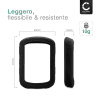 Protezione CELLONIC® silicone compatibile con Garmin Edge 540 / Edge 840 & Solar Custodia cover in Silicone assorbi-urti, case per navigatore su bici, bumper nero