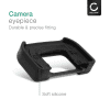 CELLONIC Øyemusling for Pentax K-70 K-m K100D K100D Super K10D K110D K200D K20D – EP-1 Silikon Erstatning, Antirefleks EVF Øyestykke, Søkerdeksel, Beskyttelseshette