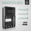 Caricabatteria usb CELLONIC® per pile AA AAA