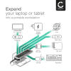 8-in-1 USB-sovitin, 1 x USB-C, HDMI, micro-SD, SD, ethernet ja 3 x USB-A -portteja