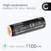 Batteri for Braun DLX S18.535.3 Oral-B Sonic 3721 Rowenta CuraMed Dentasonic Dentacontrol 707 Dentacontrol Duo 1100mAh fra CELLONIC