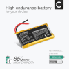 2x Batteri for Cardo Scala Rider Packtalk Duo BAT00007, SRPT0102 (850mAh, 3.7V) fra CELLONIC