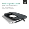 CELLONIC® Custodia universale in nylon grigio per tablet da 10,1'' - Case protettivo con bolle antiurto, anti-shock, idrorepellente, compatibile anche con e-reader/laptop