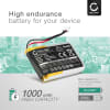Batteri for Turtle Beach Elite 800, 800x FT083040P (1000mAh, 3.7V) fra CELLONIC