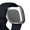 subtel Protective Case & Screen Protector for FitBit Versa 3 / Sense 9H Tempered Glass GPS Smart Watch Cover Smartwatch Bumper Case Frame - Grey