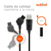 Cable USB para Samsung SGH-E250, SGH-P300, SGH-U700, SGH-X830, SGH-D900, SGH-E900 - Cable de Datos y Carga  para smartphones de 1m