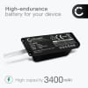 Batteri for 3400mAh fra CELLONIC