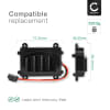 2x Akku työkaluun Bosch Indego M plus 700/ 350/400/S plus 350/S plus 400/ M 70 - F016104898, F016L69176 vaihtoakku, 18V, 1500mAh, Litiumionit