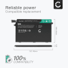 Batteri for Lenovo Thinkpad E14, E15 Gen 1, E580, E590, E480, E585 , E595, E490, E485, R480, L17M3P52 4100mAh 11.1V fra CELLONIC