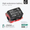 2x Batteri for Husqvarna Automower 305, 105, 308, Gardena R40Li, R70Li, R50Li, R38Li, R80Li, R45Li, R40, R70, R80, R50, Rob R1000 2500mAh fra CELLONIC