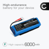 JBL Charge 2+ Battery 6000mAh GSP1029102 Battery Replacement for Charge 2 Plus Portable Bluetooth Speaker from CELLONIC