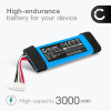 Batteri for JBL Flip Essential 1 L0748-LF, 02-553-3494 (3000mAh, 3.7V) fra CELLONIC