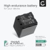 Batteri for Panasonic HDC-TM900 HDC-HS900 HDC-SD900 HDC-SD800 HC-X900 / X900M 2100mAh fra CELLONIC