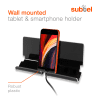 Veggfeste for nettbrett og smarttelefoner som skal lades - Universalmontering for iPad / iPad mini / iPad Air / iPad Pro