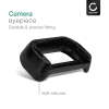 CELLONIC Øyemusling for Sony Alpha 6500 – FDA-EP17 Sammenleggbar gummi Erstatning, Antirefleks EVF Øyestykke, Søkerdeksel, Beskyttelseshette