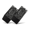 2x Kamera Batteri til Canon XF100 XF105 XF200 XF205 XF300 XF305 G-1000 XL1s XL1 XL2 EOS C100 Mark II C300 C500 GL2 GL-1 XM1 XM2 XL-H1 - BP-975 BP-955 BP-925 BP-970 7800mAh Udskiftsningsbatteri til kamera