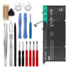 Batteri for Dell XPS 13 9350, XPS 13 9343, XPS 13D-9343 + Werkzeug-Set 6100mAh 7.6V + Verktøy fra CELLONIC