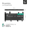 Batteria subtel® C21N1515 per notebook ASUS K756U / R753UX / X756UX Affidabile ricambio da 5000mAh Sostituzione ottimale per computer portatile laptop ASUS