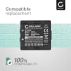 2x Batteri for Hetronic Ergo, Hetronic Nova, 68300520, Abitron KH68300520.A, 68300510 600mAh fra subtel