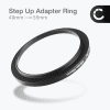 CELLONIC 49mm to 55mm Step Up Ring – Lens Filter & Hood Stepping Up Adapter Ring Mount Adapter for Canon, Nikon, Sony, Fuji, Olympus Camera Lenses