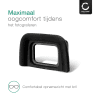 CELLONIC® Zoeker oogschelp: Eyeshell vervanging/ reserve opzetstuk compatibel met Nikon D3000 D3100 D3200 D40x D50 D5100 D5200 D60 D70s Eyecup Viewfinder camera oculaire bescherming tegen strooilicht