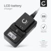2x Batteri for Ricoh GR III G900 G900SE GR IIIx WG-6 Kameraer 1100mAh + Lader fra CELLONIC