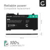 Batteri for HP ProBook 450 G6, ProBook 440 G6, ProBook 430 G6, ProBook 445 G6, RE03XL 3500mAh 11.55V fra CELLONIC