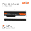 Batterie de rechange pour ordinateurs portables HP Pavilion DM1-1000/2000 / DM2 / Mini 311 - 4400mAh 10.8V - 11.1V