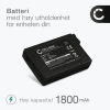 2x Batteri for Sony PSP 1 (PSP-1000, 1001, 1002, 1003, 1004, 1005, 1006, 1007, 1008, 1010) PSP Fat 1800mAh fra CELLONIC