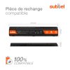 Batterie de rechange pour ordinateurs portables HP Pavilion dv9700, dv9000, dv9500 - 4400mAh 14.4V - 14.8V