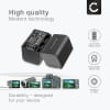 2x Batteri for Sony HDR-SR11 SR12 SR10 HDR-XR500 HDR-HC9 DCR-SR47 SR45 / NP-FH50, NP-FH40 Kameraer 1400mAh fra CELLONIC