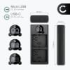 2x Batteri for Arlo Pro 2, Arlo Pro 1 2000mAh + Dobbel Lader fra CELLONIC