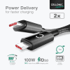 CELLONIC Travel Kit – 6-in-1 2x Dual 20W PD USB Fast Charger & 4x USB Cable Charging Set