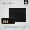 Batterie 900mAh pour appareil photo Panasonic Lumix DMC-TZ5, Lumix DMC-TZ5, Lumix DMC-TZ3 - Remplacement modèle CGA-S007,CGR-S007,DMW-BCD10