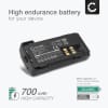 Batteri for Motorola DP4400E, DP2400E, TRBO, DP4400, DP4801E, DP4800, DP4800E, DP2400, DP4801, DP4600E, DP4600, DP2600E, DP4401 7.4V 3350mAh Lithiumion fra CELLONIC