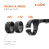 Bike Mount for Garmin Edge Explore, Edge Explore 2, Edge 830, Edge 1040, Edge 530, Edge 540, Edge 130 Bicycle Handlebar Mounting Bracket 25mm-35mm from subtel