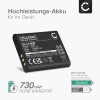 VW-VBX090 Ersatz Akku für Panasonic HX-WA30 HX-WA3, HX-WA20 HX-WA2 - Kamera Ersatzakku VW-VBX090 - Kameraakku 770mAh, Batterie