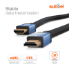 Câble Standard 4K HDMI Type A longueur 1,5m pour TV, Camera, DVD / Blu-ray Player, Gaming Console & Co. Cable HDMI 2.0 Cordon