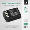 2x Batteri for Panasonic Lumix G9, DC-GH5 II DC-GH6 DC-S5 GH5 GH5S / Panasonic DMW-BLK22 Kameraer 1600mAh fra CELLONIC