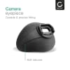 CELLONIC Øyemusling for Sony Alpha 6500 – FDA-EP17 Plast Erstatning, Antirefleks EVF Øyestykke, Søkerdeksel, Beskyttelseshette