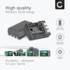 2x Batteri for Canon EOS 400D, 350D, VIXIA HF R10, HF R100, HV40, MD101, PowerShot G7, G9, S70 Kameraer 700mAh fra CELLONIC