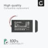 Ersättningsbatteri 533-000128, 623158 för Logitech universal fjärrkontroll - Logitech Elite, Harmony 950, 915-000257, 915-000260 - batteri med hög kapacitet om 1300mAh för lång batteritid - Laddningsbart ersättningsbatteri eller reservbatteri
