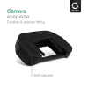 CELLONIC Øyemusling for Canon EOS 10D EOS 20D EOS 30D EOS 40D EOS 50D EOS 5D EOS 5D Mark II EOS 60D EOS 6D EOS 70D EOS 80D – EB Silikon Erstatning, Antirefleks EVF Øyestykke, Søkerdeksel, Beskyttelseshette
