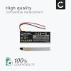 Batteri för Cardo Scala Rider Q3, Rider Q1, Rider Solo, Rider FM WW452050PL (320mAh, 3.7V) från CELLONIC
